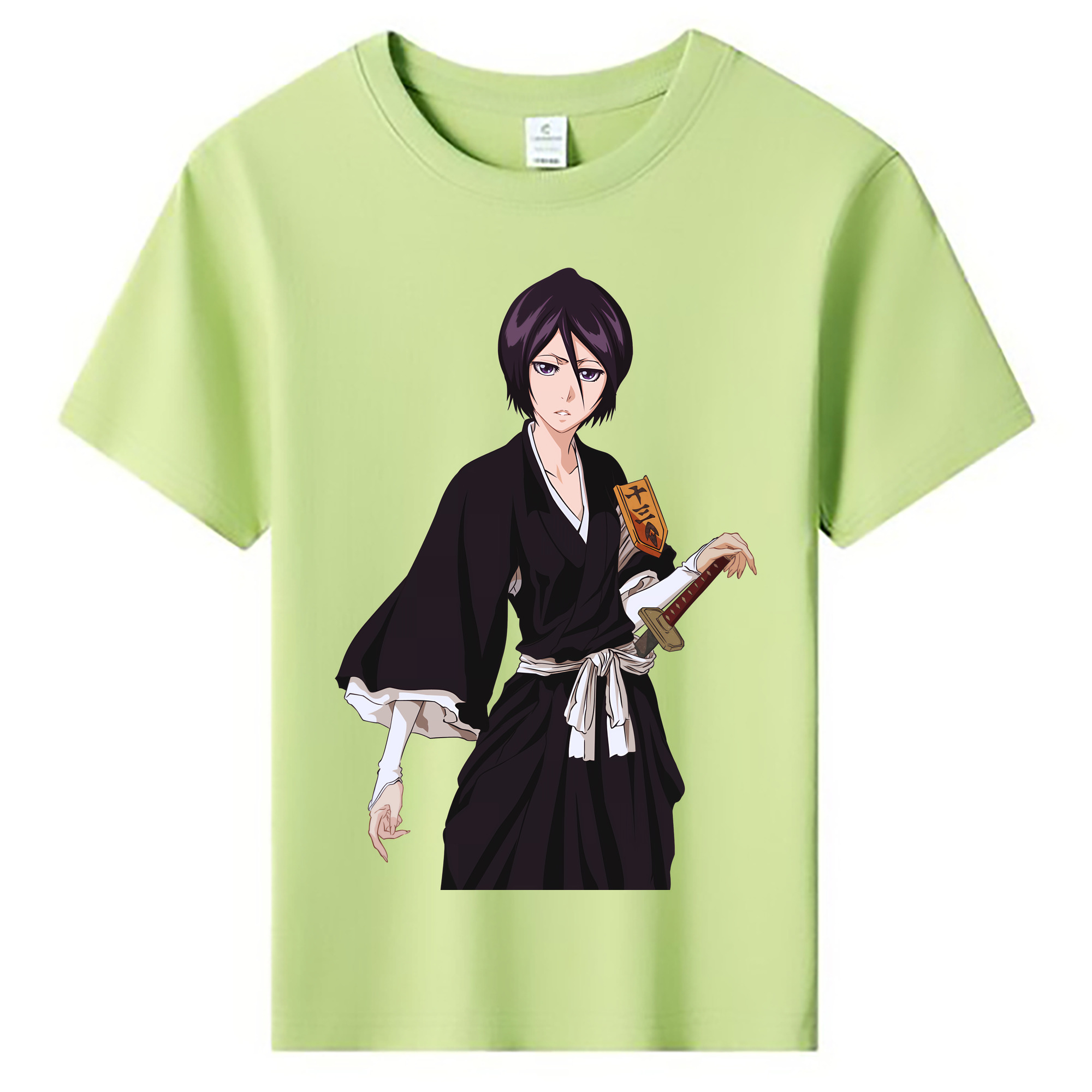 （画像用） ブリーチ 朽木ルキア BLEACH Kuchiki Rukia 綿100％キッズTシャツ（フロントプリント）